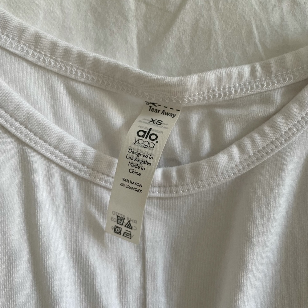 Alo Cover Tank – White - Picture 9 of 9